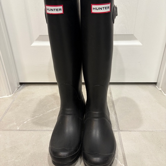 Hunter Original Tall Boots Size US 9M-10F - Picture 1 of 9